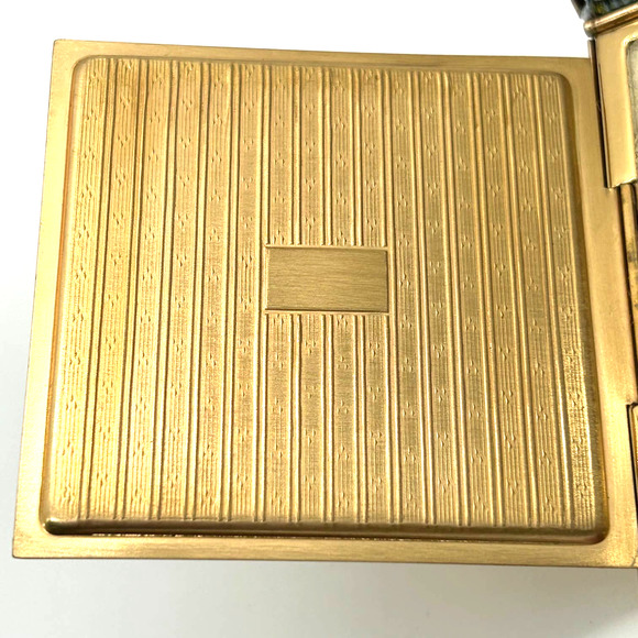 Vintage Elgin American Powder Box Country Scene Dust Bag Original Box - Picture 8 of 14